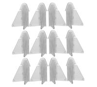 Vaguelly 12 Pièces Transparent Child Window Locks For Sliding Glass Doors And Windows Easy Install Protector Security Kit For Closets And Pet Safety