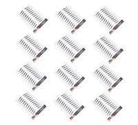 Vaguelly 12feuilles Autocollants Pour Sourcils Faux Sourcils Cosmétiques Transferts Imitation Ressemblant Poils Lot De Artificielles
