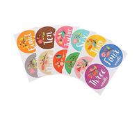 Vaguelly 12pièces Autocollants Mensuels Pour Stickers De Jalons Pour Photos De Nouveaux-nés Et Décoration De Shower
