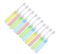 Vaguelly 12Pièces Dents Pliables de Voyage de Personnels Ergonomiques Portables Couleur Aléatoire pour Camping Déplacements