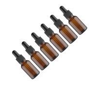 Vaguelly 12pièces Flacons Verre Ambré Pour Femme Fioles à Huile Essentielle Vide Petit Flacon Décoratif Avec Compte-gouttes Pour Voyage Et Parfum