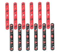 Vaguelly 12pièces Lot De Bracelets Ninja Slap Pour Garçon Fille Jouets Décoratifs Pour Fête à Thème Ninja