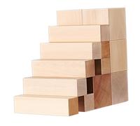 Vaguelly 13 Pièces Set de Blocs de de Tilleul pour Sculpture Variées Tendre Facile à Sculpter pour Artistes et Loisirs Créatifs