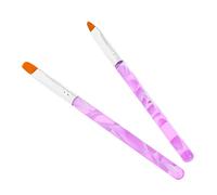 Vaguelly 14 Pièces Brosse à Ongles Clous Kit De Vernis à Ongles Solide Kit De Gel De Construction D'ongles Constructeur De Gel Pour Les Ongles Gel Pour Le Nail Art Guérir Trousse Doublure