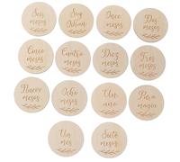 Vaguelly 14pièces Mensuelles Accessoires Photo De Et Annonce De Naissance De Épaisseur