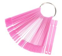 Vaguelly 150 Pièces Pratiquer Les Ongles Autocollant Conseil Bouts D'ongles De Ventilateur Cartes De Couleurs D'ongles Organisateurs D'ongles Et Rangement Pour Gel Clou Abdos Rose