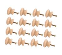 Vaguelly 16 pièces Poignée Meuble Cuisine Massif Boutons Tiroir et Placard Ronds Poignées Mon Trou pour Armoire Commode Bureau et Dressing Installation Facile et Durable