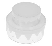 Vaguelly 1ensemble Boîte De Rangement Double Transparente Pour Activités Manuelles Organisateur Pratique Pour Fournitures Et Anniversaire Pour