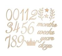 Vaguelly 1ensemble Carte De Pour Signes Annonce De Naissance Et Photo Prop Pour Mois Accessoire Créatif Pour Shower Et Souvenirs Photos