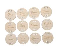 Vaguelly 1ensemble Cartes Bois Pour Suivi Des Étapes Cartes Mensuelles Pour Maman Né Souvenirs De Croissance Et Photos De Grossesse