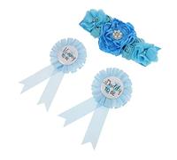 Vaguelly 1ensemble Ceinture De Maternité Avec Corsages Floraux Pour Séance Photo De Grossesse De Ceinture Corsages Accessoire Photo Pour Shower Et Souvenirs De Maternité