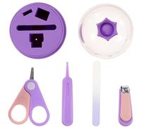 Vaguelly 1Ensemble Coupe Ongles Pour Garçon Fille Kit De Toilettage Avec Boîte De Rangement Durable Pour Ongles Et Sûr
