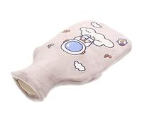 Vaguelly 1Ensemble Eau Chaude Peluche Design Cartoon Bouillotte Moelleuse Pour Soulagement Douleurs Pour Hiver Et Voyages Portable Et Adorable