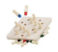 Vaguelly 1Ensemble Jeu Échecs à Mémoire Bois Éducatif Parent Garçon Fille Développement des Capacités Cognitives Mémoire pour Garçon Fille