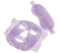 Vaguelly 1Ensemble Masque Facial Gel Compresse Froide et Chaude Masque Rafraîchissant pour Yeux et Fatigue pour Unisexe