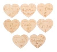 Vaguelly 1ensemble Set De Cartes Bois Pour Annonce Signes De Croissance Outil Créatif Pour Célébrer Les Moments Précieux Vie