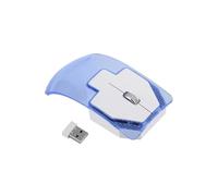 Vaguelly 2.4g Souris sans Fil Ghz à Boutons avec Éclairage Transparent Bleue pour Pc Ergonomique sans Fils