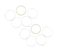 Vaguelly 2 Ensembles Cordes De Banjo Pièces De Réparation De Banjo Accessoires Pour Réparation D'instruments De Musique Cordes Mercerisées En Acier Inoxydable