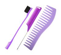 Vaguelly 2 Ensembles De 6 Pièces peigne hair charms hair toppers barbir coiffeuse coifeuse Sèche-cheveux grandes pinces à cheveux para épingles style brosse à cheveux Plastique Violet,mauve