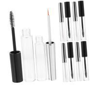 Vaguelly 2 Ensembles tube de mascara vide mascara clair pour les cils brillant fouetter makeup kit make up kit DIY conteneur tube à cils rechargeable tube de crème pour les cils Plastique