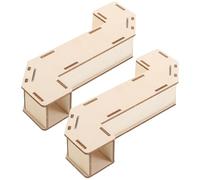 Vaguelly 2 Périscopes en Bois Détachables pour Garçon et Filles, Éducatif Expérimental D'optique, Kit Scientifique Portable pour Apprentissage la Maison L'école, D'intérieur