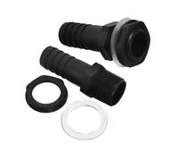 Vaguelly 2 pièces Adaptateur de Raccords pour Réservoir Eau Connecteur à Filetage Externe Plastique Adaptateur Robinet pour Tuyau de Cuve Connecteur Pratique et Léger Compatible Bâche