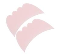Vaguelly 2 Pièces Aide Au Maquillage Des Yeux Bouclier De Protection Du Mascara Assistante Maquillage Mascara Protecteur De Paupière Boucliers De Fard à Paupières Rose Gel De Silice