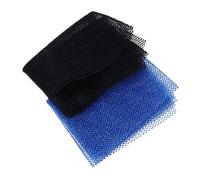 Vaguelly 2 Pièces Barre de bain en filet africain porte-serviettes pour salle de bain bande exfoliante pour le bain eponge de bain éponge de bain gommage exfoliant pour la peau à domicile