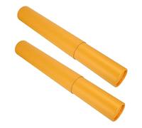 Vaguelly 2 Pièces Boîte De Cylindre De Tubes En Carton Tubes à Affiches Pour Le Stockage Tube D'envoi D'affiches Tube Porte-affiche Tubes Postaux Ronds Jaune Papier Spécial