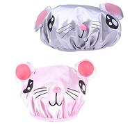 Vaguelly 2 Pièces Bonnet De Dessin Animé Bain Casquette Enfant Bonnet De Filles Capuchon De Casquette De De Dessin Animé Casquette De Pour Enfants Demain