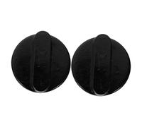 Vaguelly 2 Pièces Bouton De L'interrupteur Du Poêle Brûleur Remplacement Des Boutons Du Four Dessus De Cuisinière Boutons De Cuisinière Universels Cuisinier Gaz Plastique Black
