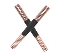 Vaguelly 2 Pièces Brosse Silicone Double Embout avec Capuchon Hygiénique Applicateur Lèvres et Anticernes Rétractable Mini Format Portable pour Maquillage Quotidien et Voyage