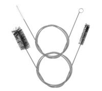 Vaguelly 2 pièces Brosses de Nettoyage Drain Flexibles Goupillons Longs Nylon Doux Outils Déboucheur Évier et Pompe pour Cuisine et Aquarium
