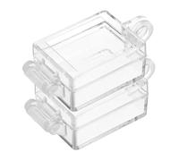 Vaguelly 2 Pièces couvercle de l'interrupteur couvercle de protection du bouton à bascule garde de couverture d'interrupteur d'éclairage commutateur de garde abdos Transparent