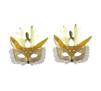 Vaguelly 2 Pièces déguisements masque de cosplay masque vénitien en strass pour les yeux pour enfants renard lapin de carnaval de fête se réconcilier vêtements femme