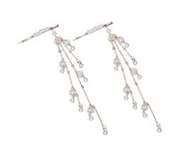 Vaguelly 2 pièces Épingles Cheveux Chinoises Ornement à Glands Accessoires Chignons Bijoux Tête Oriental pour Mariage et Fête