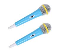 Vaguelly 2 Pièces Microphone de Simulation Toys Microphone de karaoké pour Enfants pour Filles kit d'équilibrage pour Ventilateur de Plafond Jouets Microphone en Plastique Micro