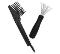 Vaguelly 2 pièces Outils de Nettoyage Peigne avec Manche Râteau Mini pour Enlever Poussière et Cheveux Brosse pour Nettoyage Profond à Cheveux Usage Domestique et Salon