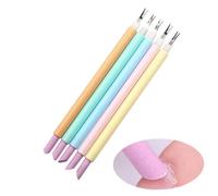 Vaguelly 2 pièces Outils de Pédicure Poussoir et Couper Cuticules Outil de Retrait de Peau Morte Inoxydable Accessoires de Nail Art Couleur Aléatoire Couleur Aléatoire Couleur Aléatoire