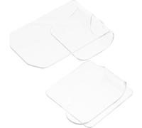 Vaguelly 2 Pièces Palette de Manucure en Acrylique, Palette Transparente, Plateau Mélangeur pour Bricolage, Fermeté, Support D’affichage pour Pointes D’ongles, Usage Personnel, Présent