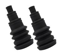 Vaguelly 2 pièces Passe-Fil Caoutchouc pour Faisceau Électrique Automobile Protection Anti-Abrasion et Isolation Manchon de Câble pour Voiture Camion et SUV Lot