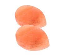 Vaguelly 2 Pièces Pierre De Sel Rose Barre Déodorante Accessoires De Bain outils De Spa Pierre Déodorante Au Sel Détox Orange