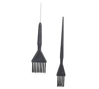Vaguelly 2 pièces Pinceaux de Coloration Cheveux Portable Applicateur Ergonomique pour Teinture Grand Petit Brosse à et Highlights Facile à Nettoyer et Réutilisable