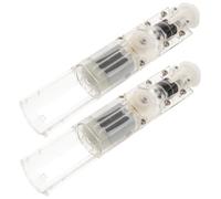 Vaguelly 2 Pièces Pompe de Flossing Buccal Dc Pompe à Eau Haute Pression Transparentes pour Irrigation Technique à Piston Remplacement Compact pour Soins Oraux Voyage