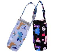 Vaguelly 2 Pièces Sacoche Isotherme pour Biberon et Repas Enfant Set avec Isolation Interne Convient pour Transporter Biberons Frais ou Chauds