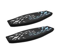 Vaguelly 2 Pièces Sangle de Masque de Plongée Double Couche Noir en Néoprène Anti-Irritation et Protectrice pour Cheveux, pour Activités de Plongée et Snorkeling