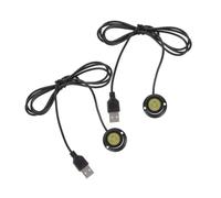 Vaguelly 2 pièces Spot LED USB Petit pour Vitrine Bijoux Lumière LED Chaude Angle Réglable Éclairage Intérieur Meuble Lot