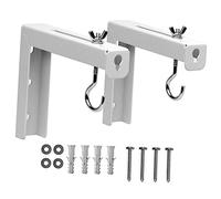 Vaguelly 2 pièces Support de Montage Plafond pour Écran de Projection Crochets Universels pour Installation Murale Robuste et Durable pour Bureau et Maison