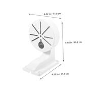 Vaguelly 2 Pièces Support Mural pour Caméra de Plastique Ajustable pour Fixation Murale de Caméra Montage Stable avec Gestion de Câbles Compatible Surveillance Intérieure et Extérieure