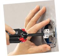 Vaguelly 2 pièces Tournevis Multifonction avec LED sans Batterie Mini Tournevis Précision Portable Acier Outil de Réparation Compact avec Clip Adapté pour Bricolage Intérieur et Extérieur